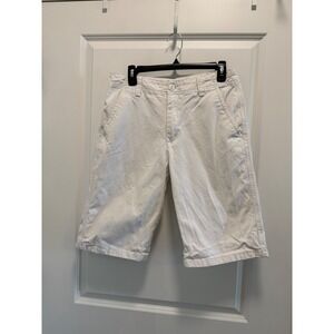 Plugg Mens White Chino Shorts Size 30 Cotton Twill Casual Summer Flat Front